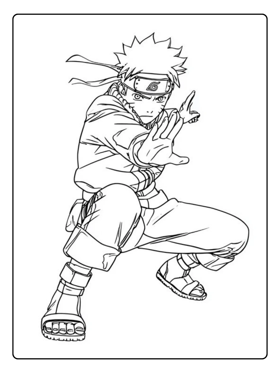 Disegni da colorare Naruto Shippuden gratis