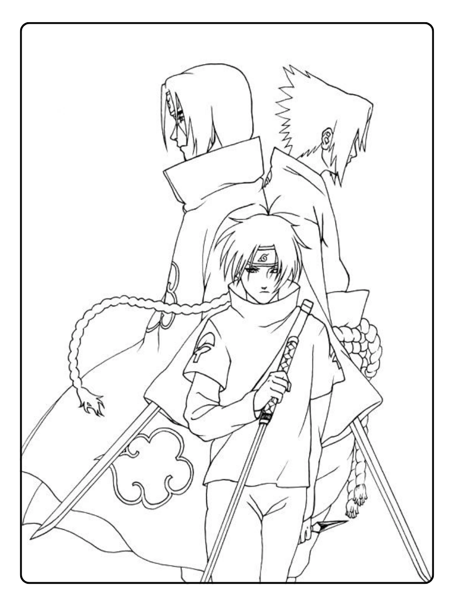 Disegni da colorare Naruto Shippuden