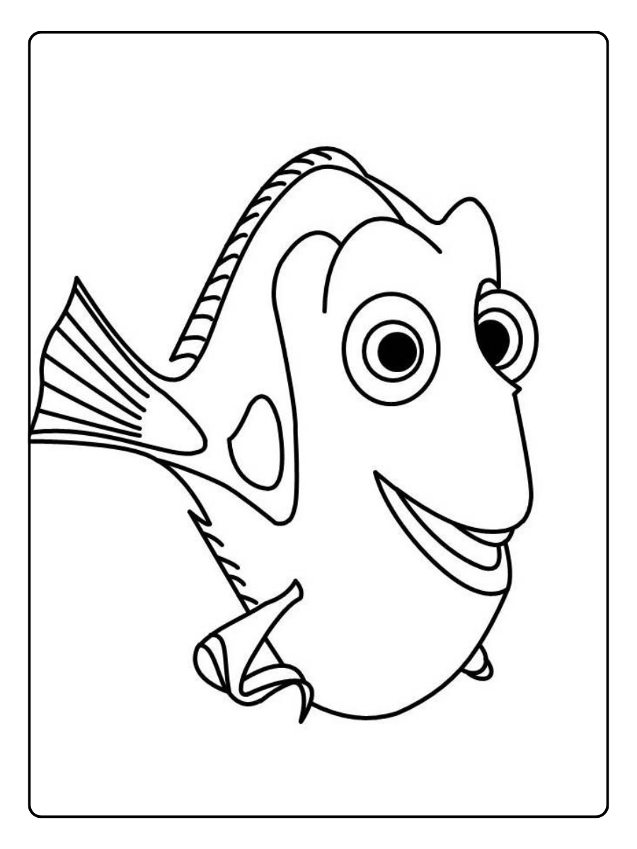 Disegni da colorare Nemo da stampare
