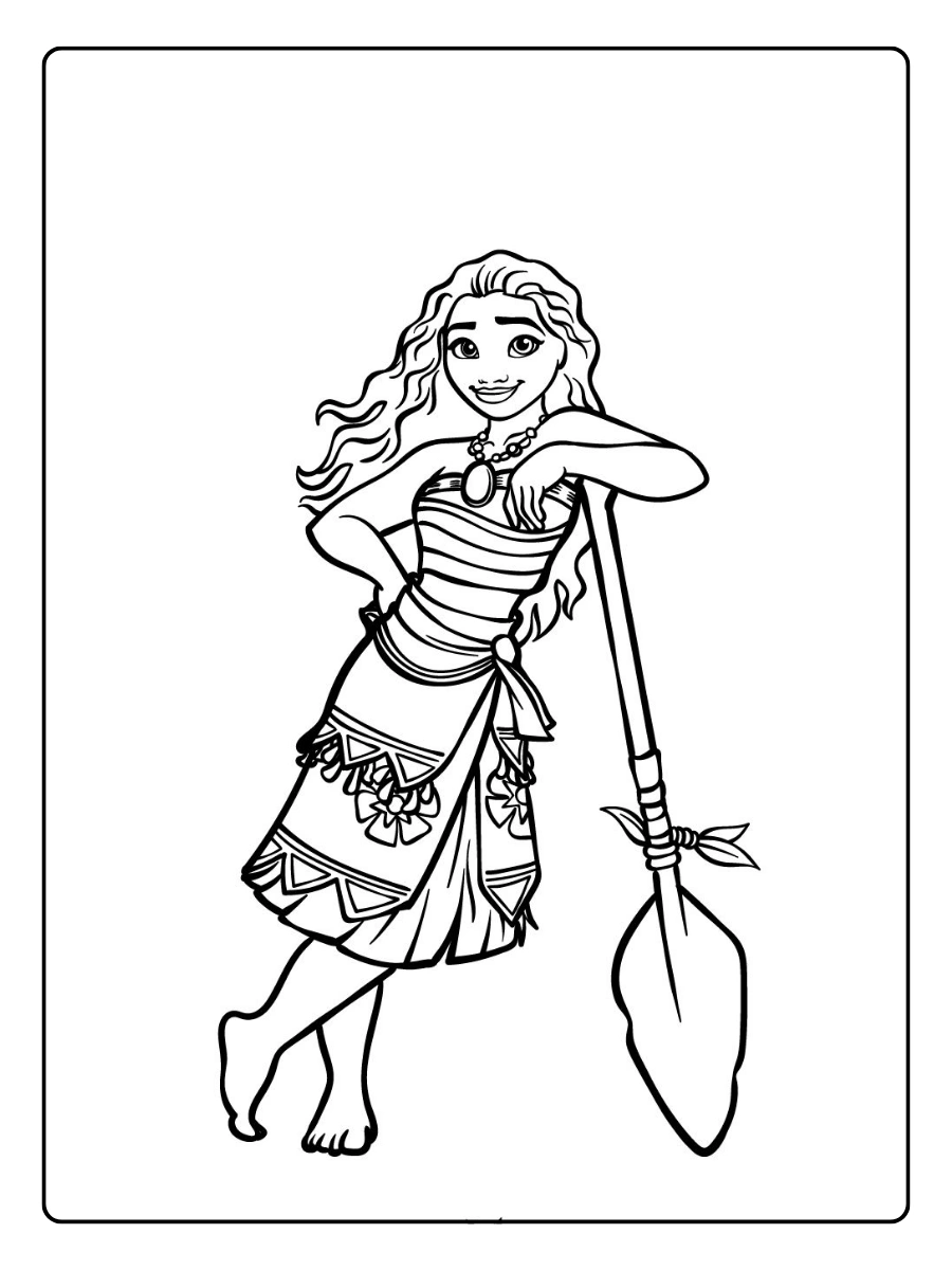 Disegni da colorare Oceania gratis