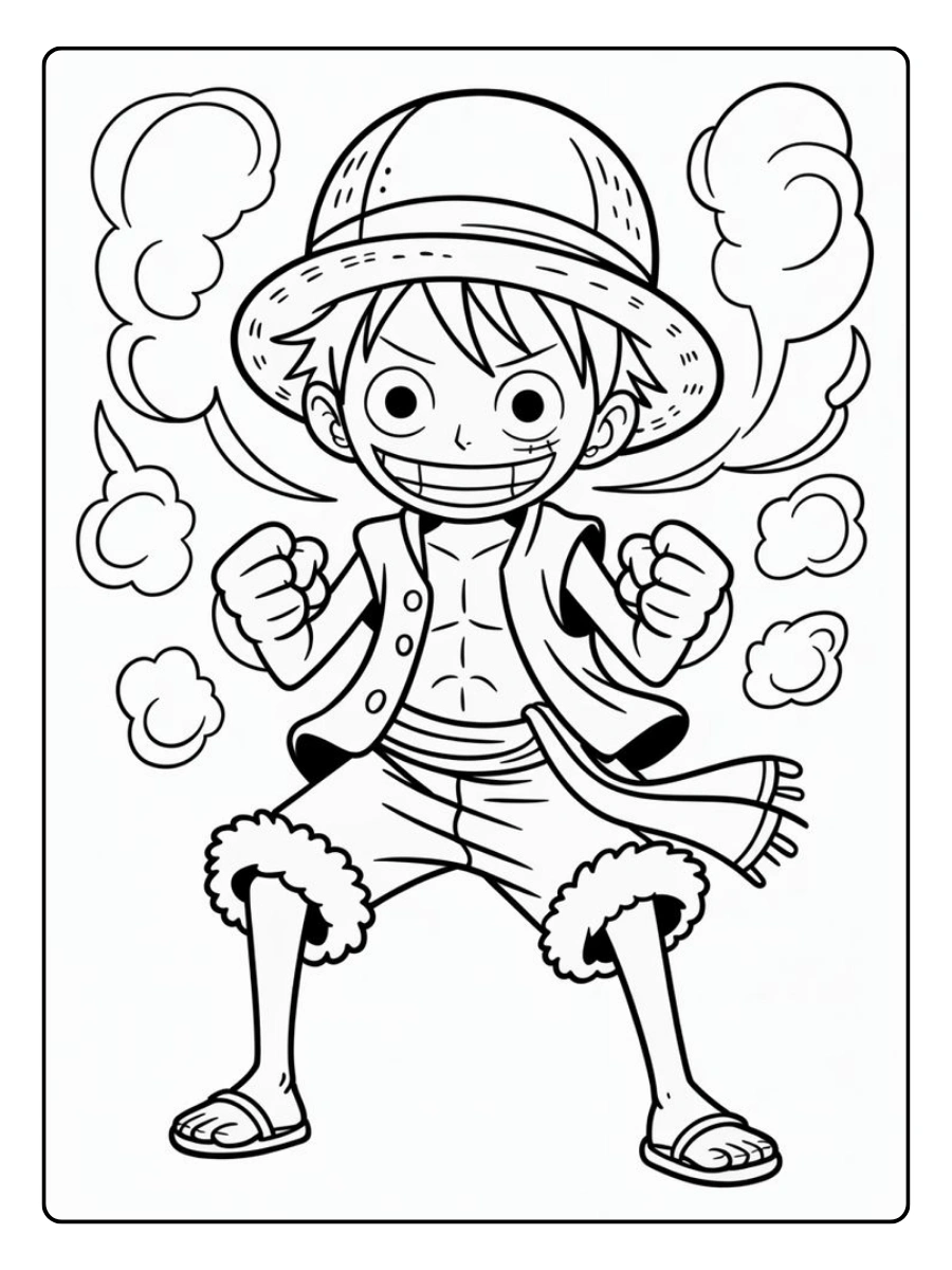 Disegni da colorare One Piece PDF