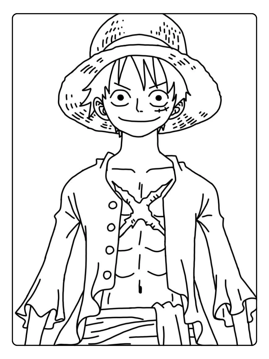 Disegni da colorare One Piece per bambini
