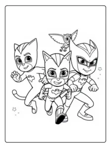 Disegni da colorare PJ Masks