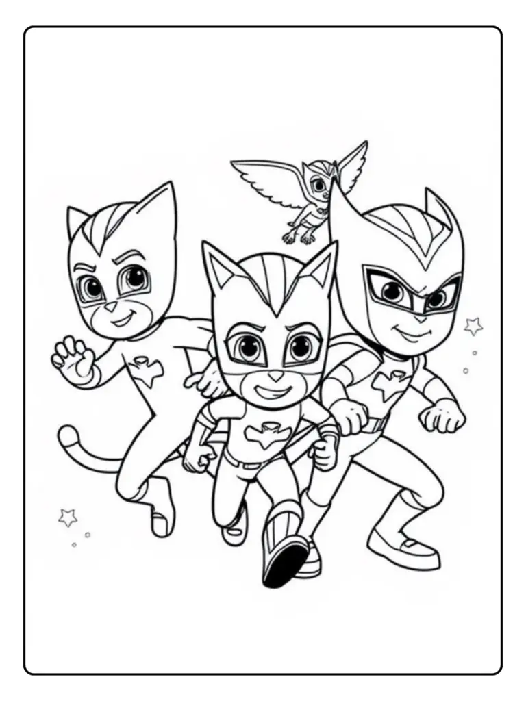Disegni da colorare PJ Masks