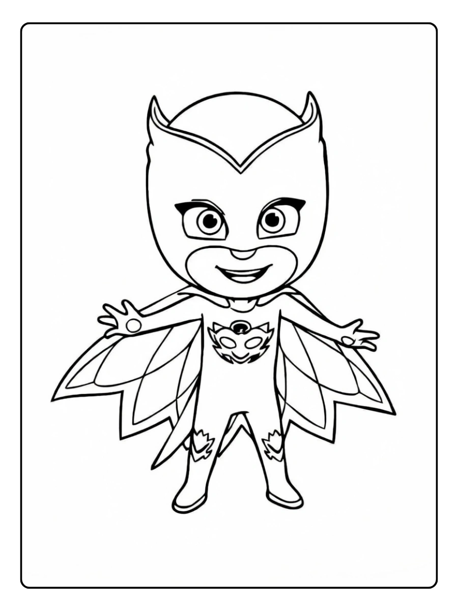 Disegni da colorare PJ Masks supereroi