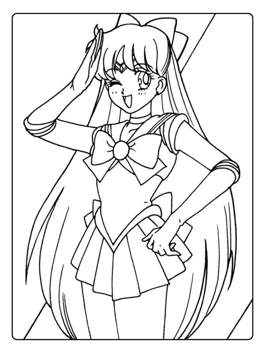 Disegni da colorare Sailor Moon magica