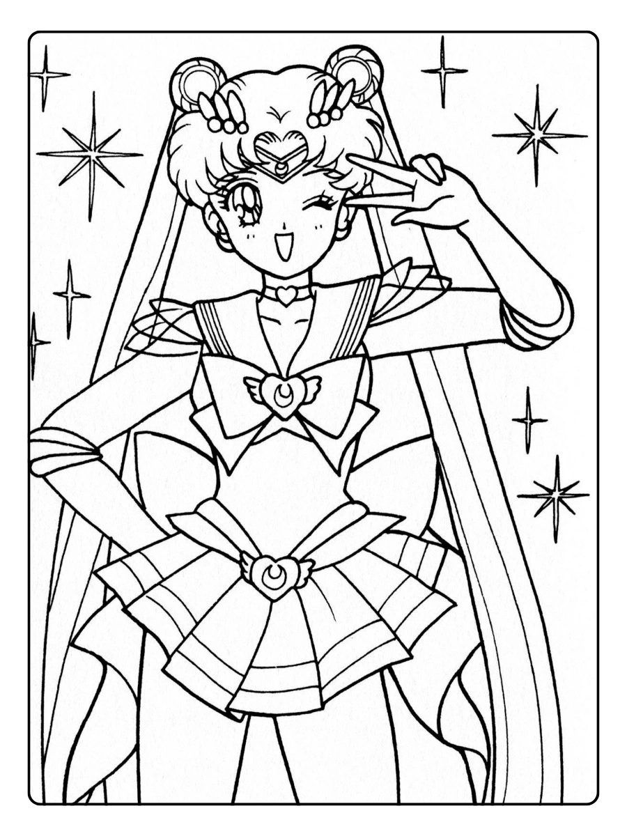 Disegni da colorare Sailor Moon