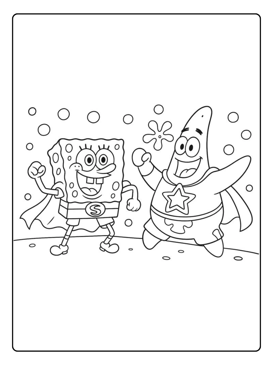 Disegni da colorare SpongeBob PDF