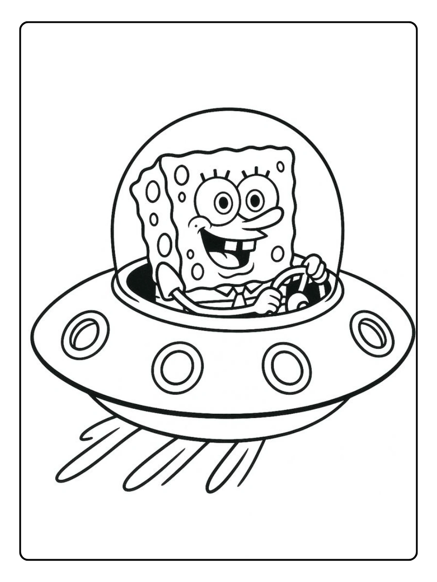 Disegni da colorare SpongeBob da stampare