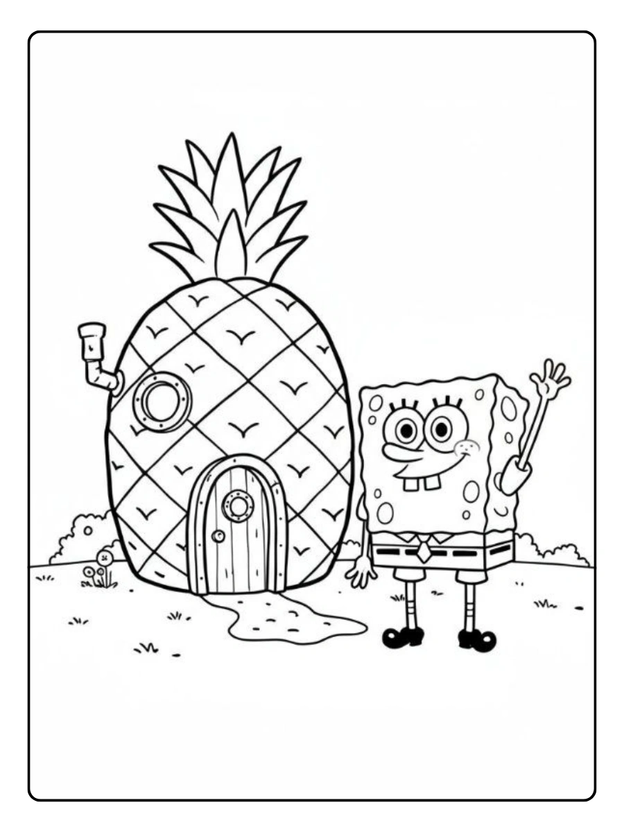 Disegni da colorare SpongeBob gratis