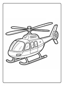 Disegni da colorare aereo elica