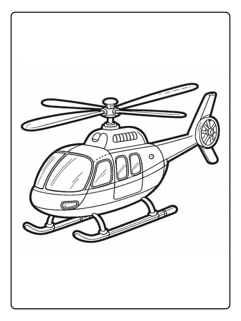 Disegni da colorare aereo elica