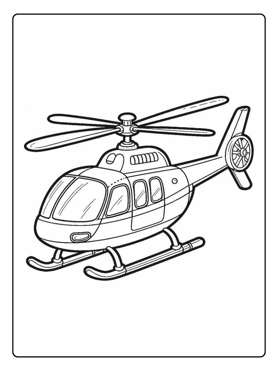 Disegni da colorare aereo elica