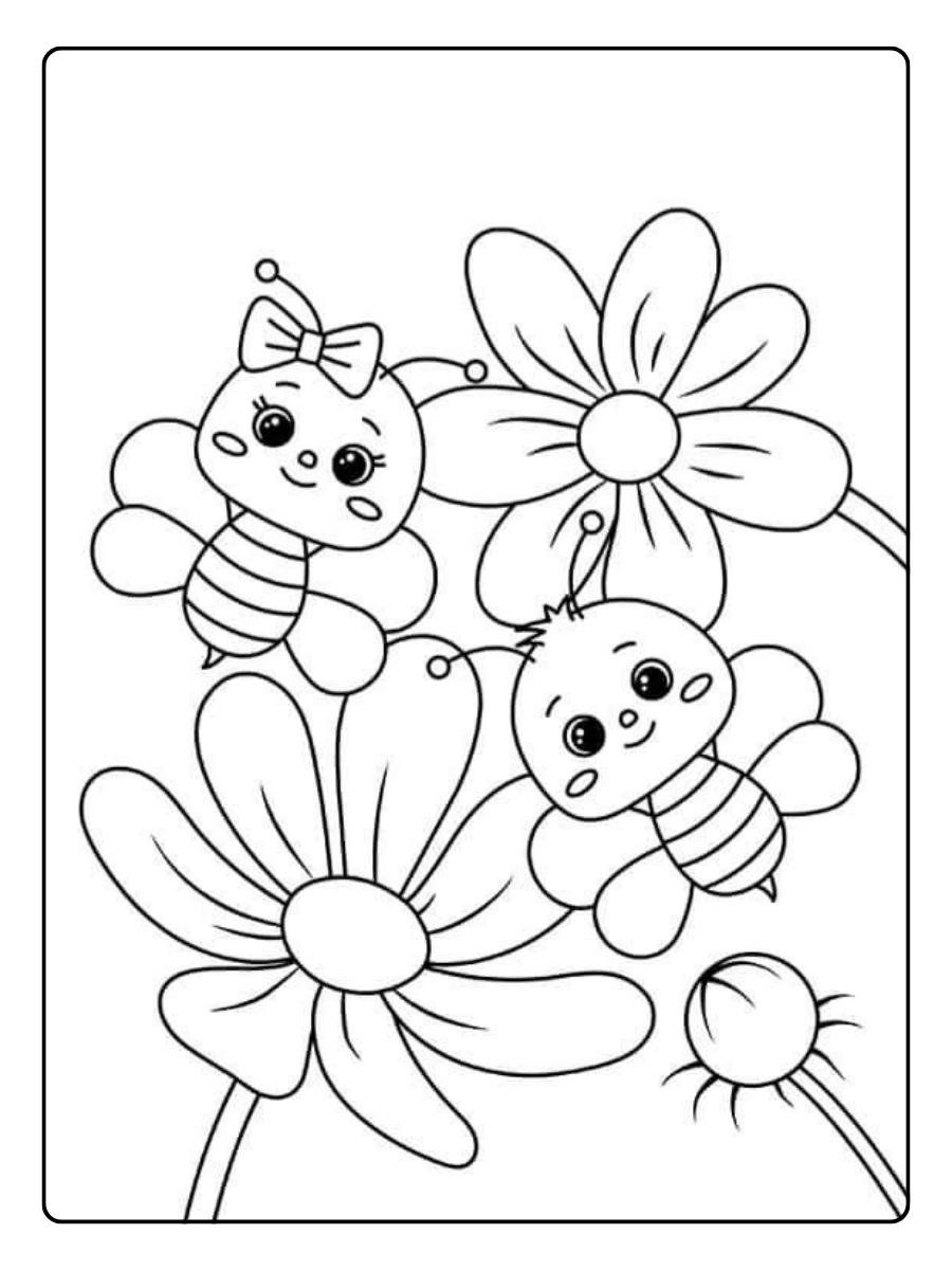 Disegni da colorare api