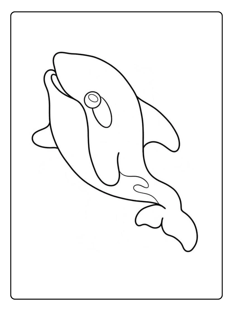 Disegni da colorare balene