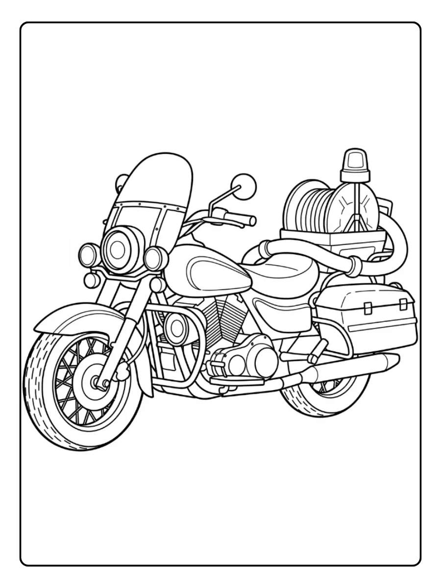 Disegni da colorare moto gratis