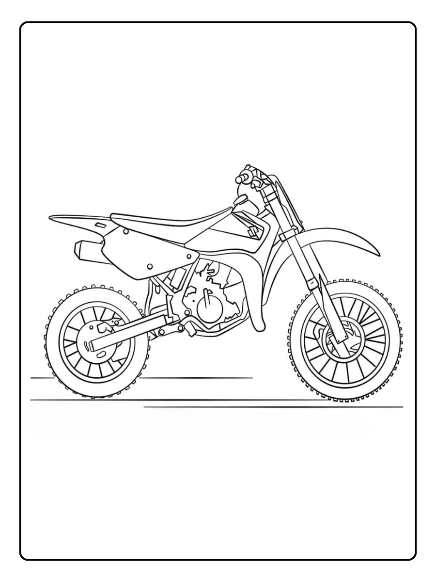 Disegni da colorare moto sportive