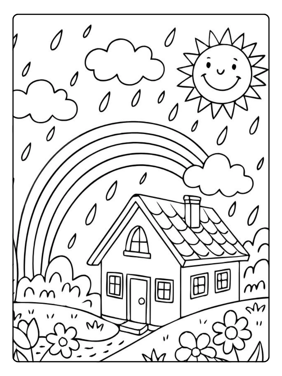 Disegni da colorare primavera