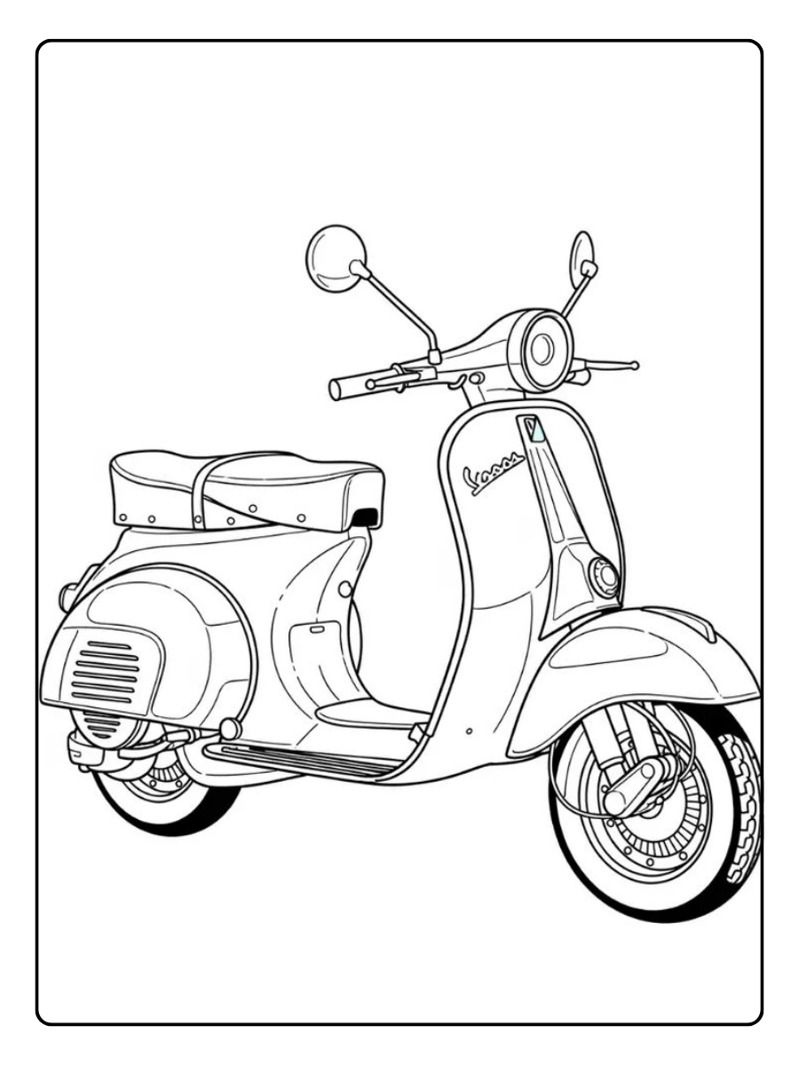 Disegni da colorare veicoli