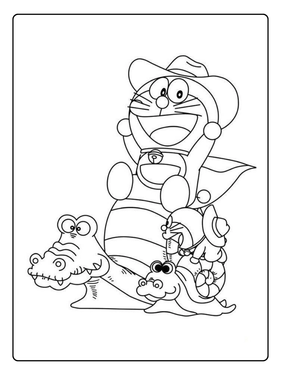 Disegno Doraemon da colorare