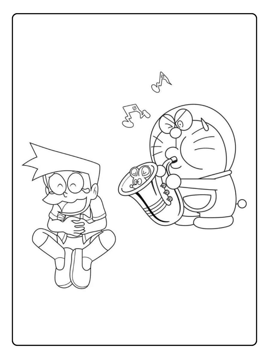 Doraemon da colorare