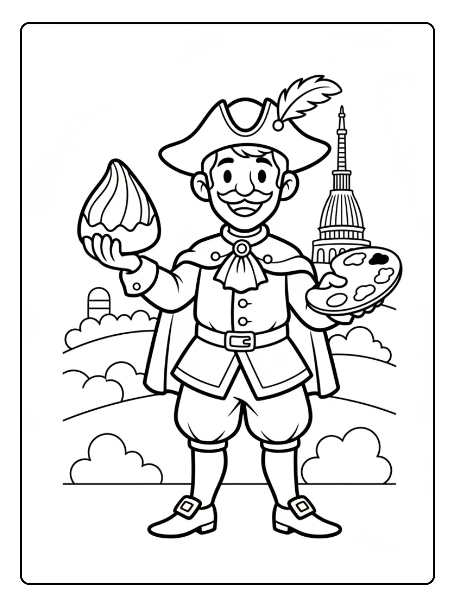 Gianduja da Colorare – Gianduja facile