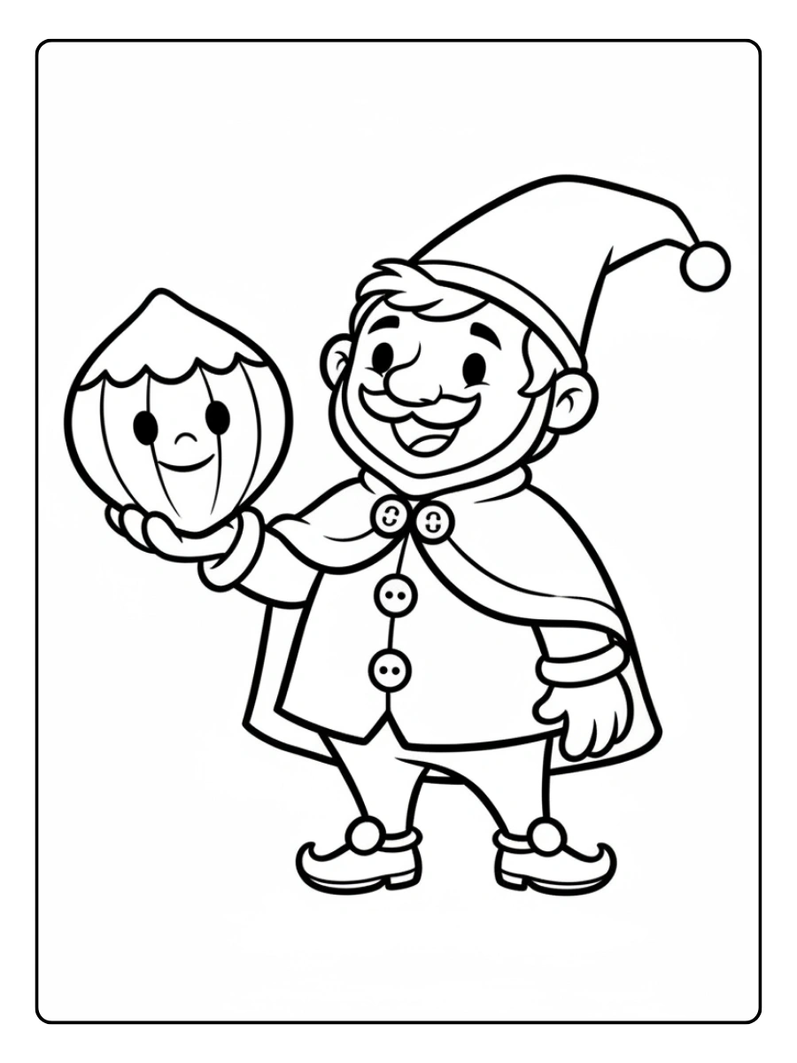 Gianduja da Colorare – Gianduja per bambini