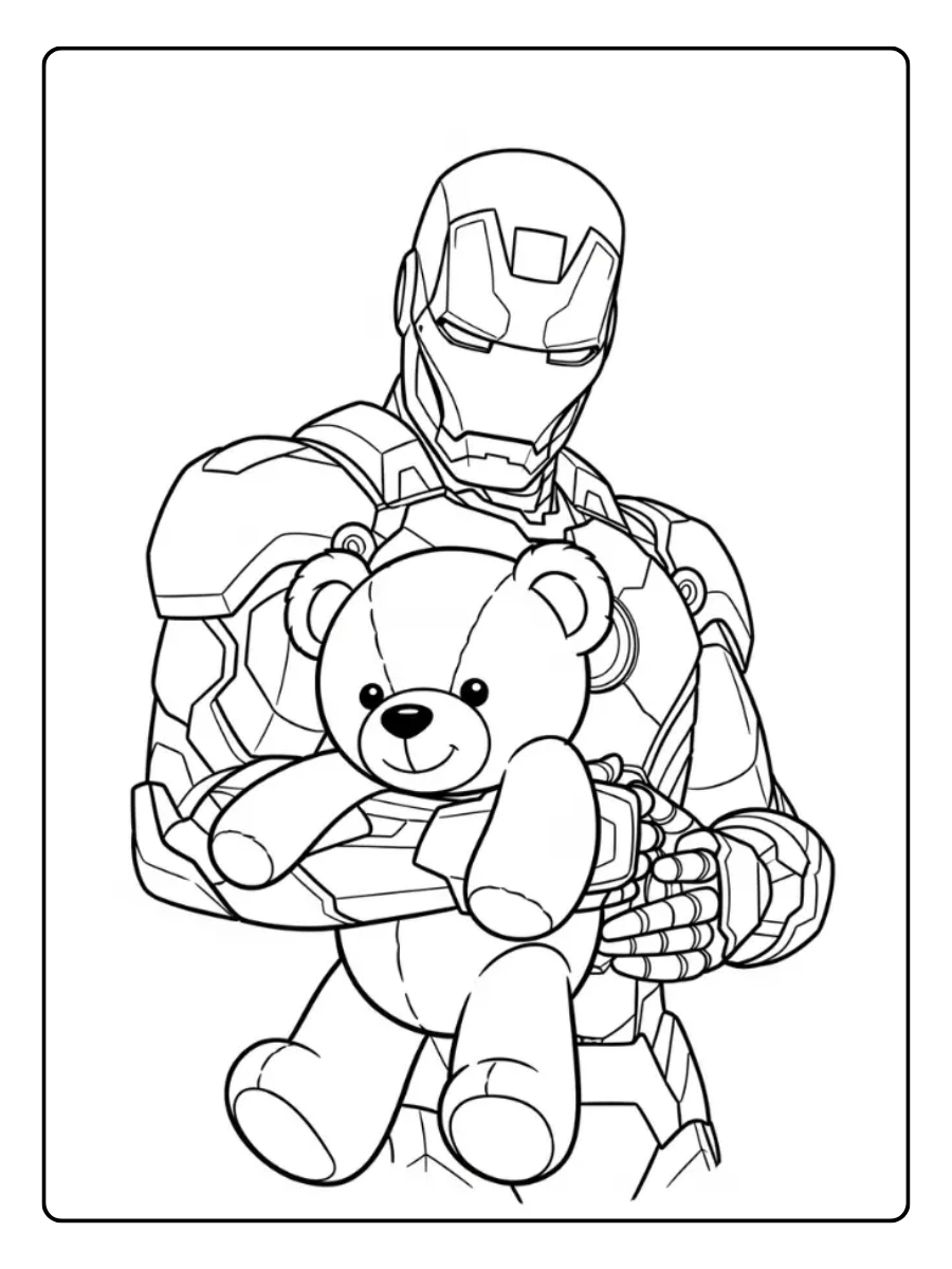 Iron Man disegni da colorare