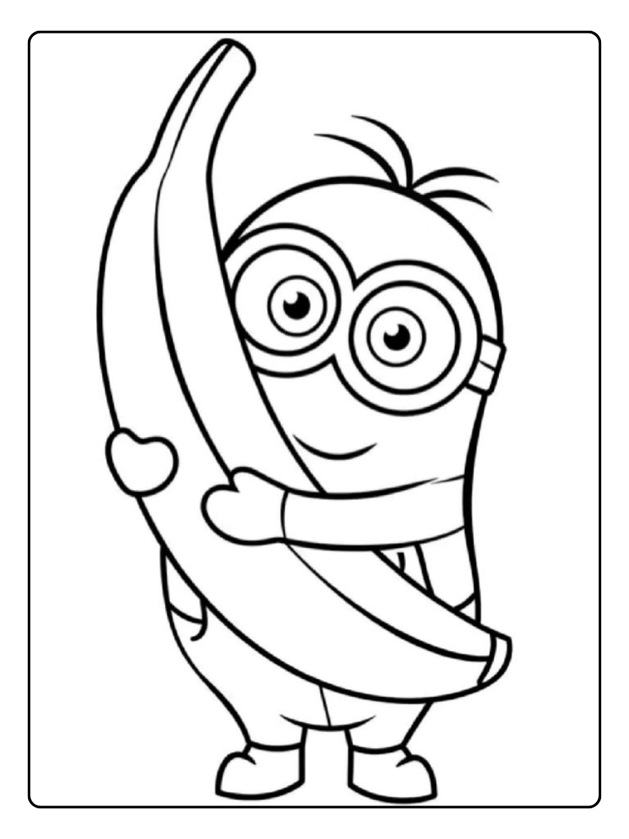 Minions disegni da colorare