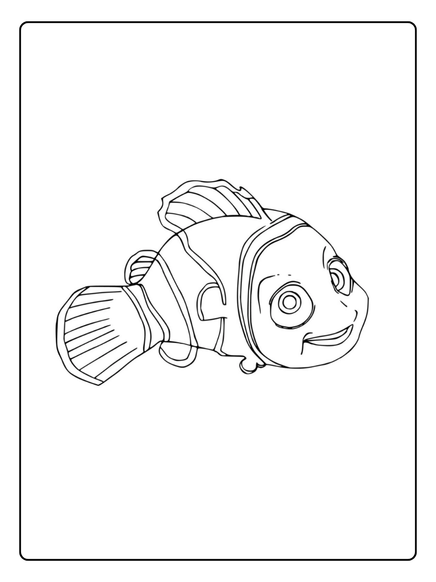 Nemo da colorare per bambini