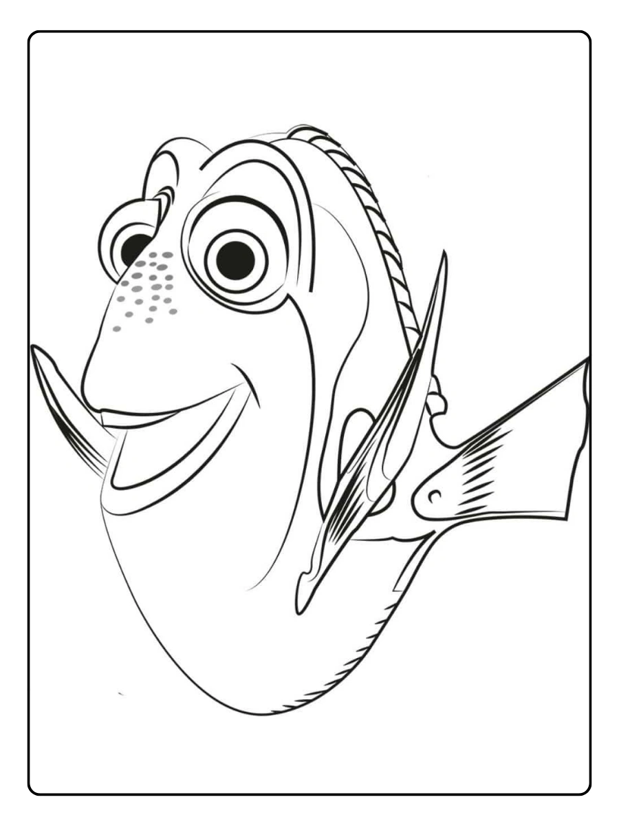 Nemo pesce da colorare