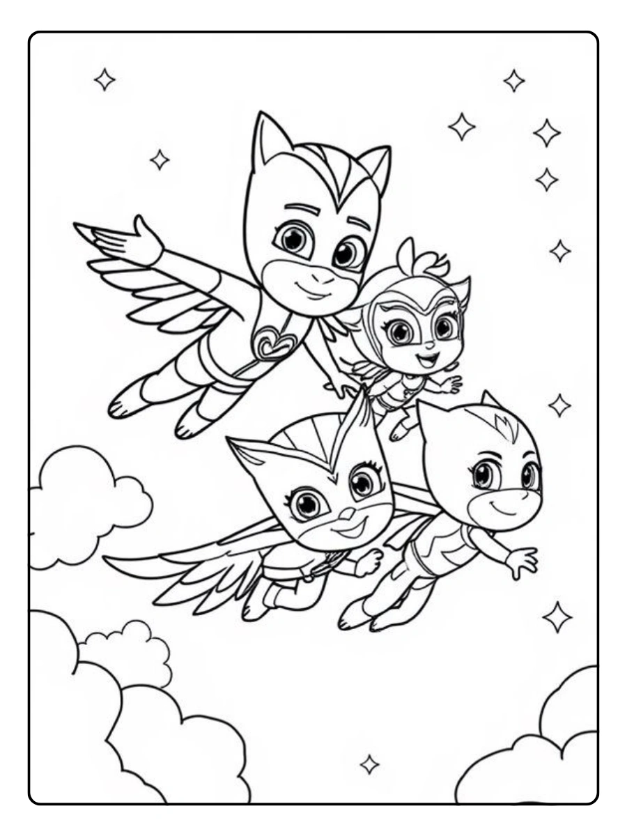 PJ Masks da colorare