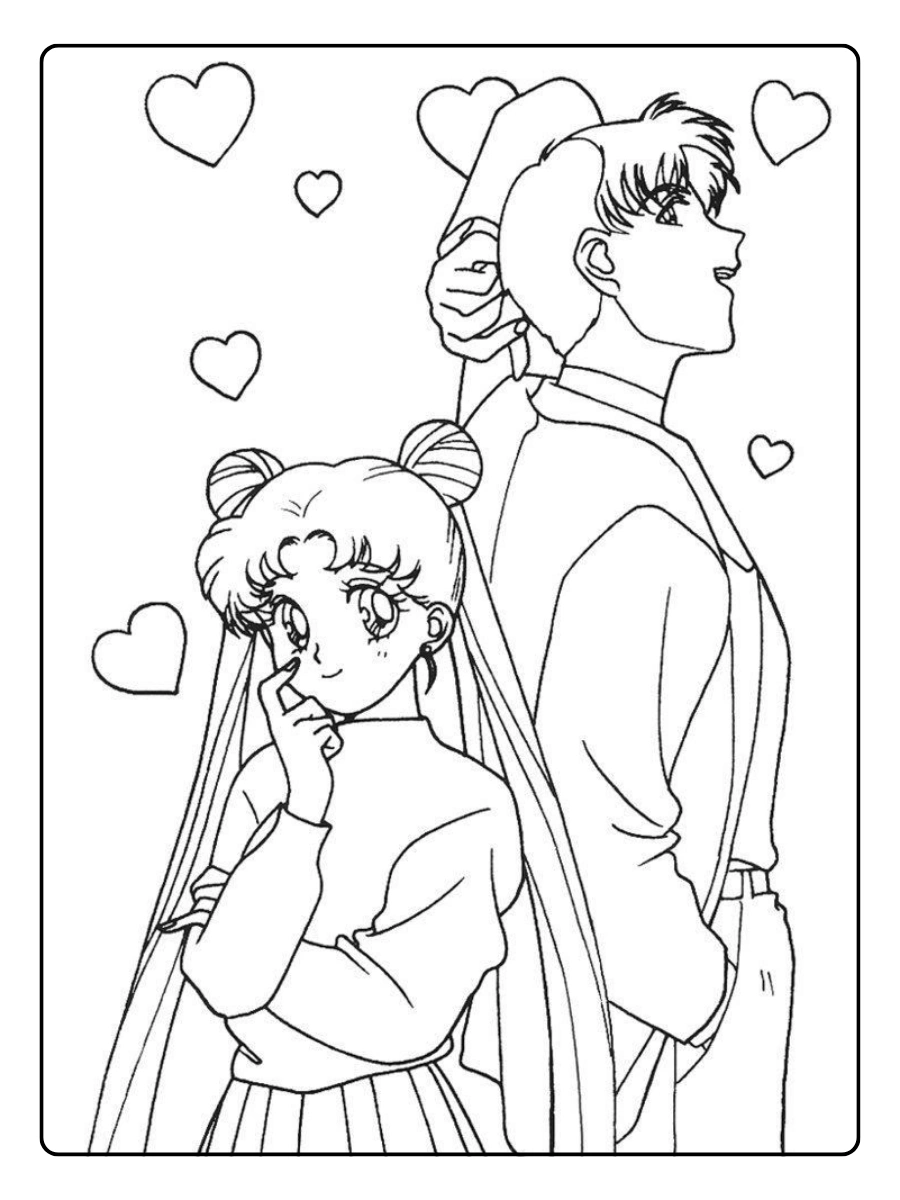 Sailor Moon da colorare