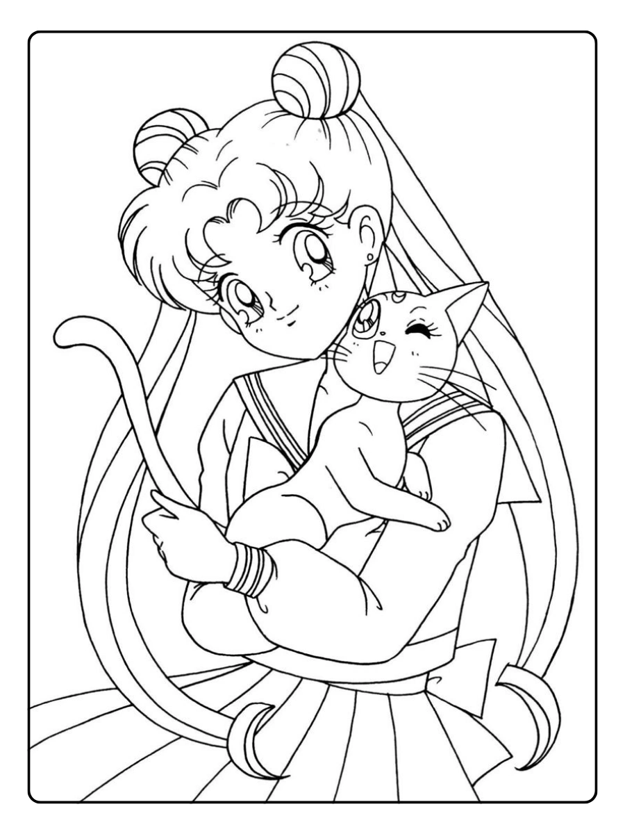 Sailor Moon disegni da colorare