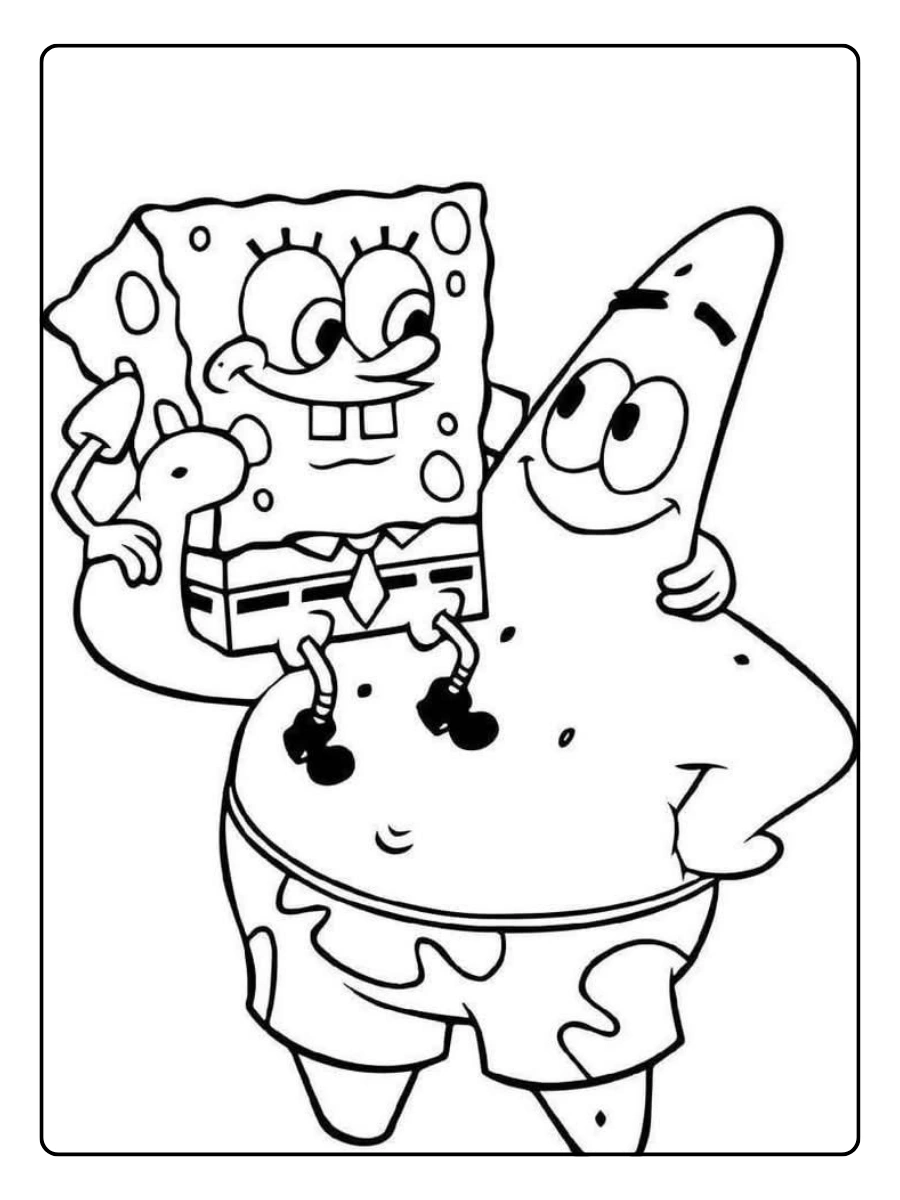 SpongeBob disegni da colorare