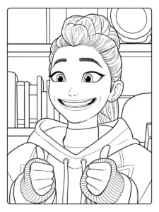 Disegni Rumi da Colorare (KPop Demon Hunters) (10)