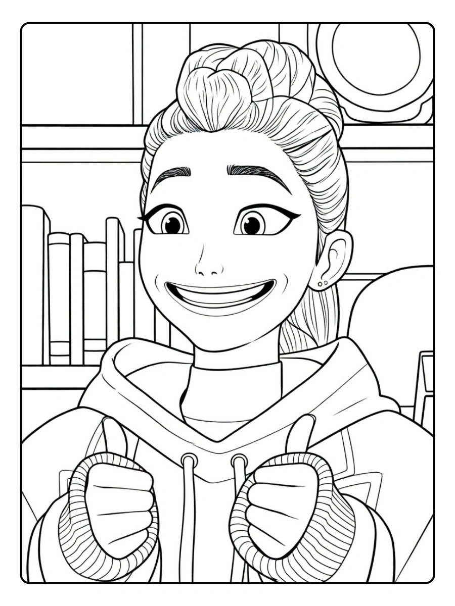 Disegni Rumi da Colorare (KPop Demon Hunters) (10)