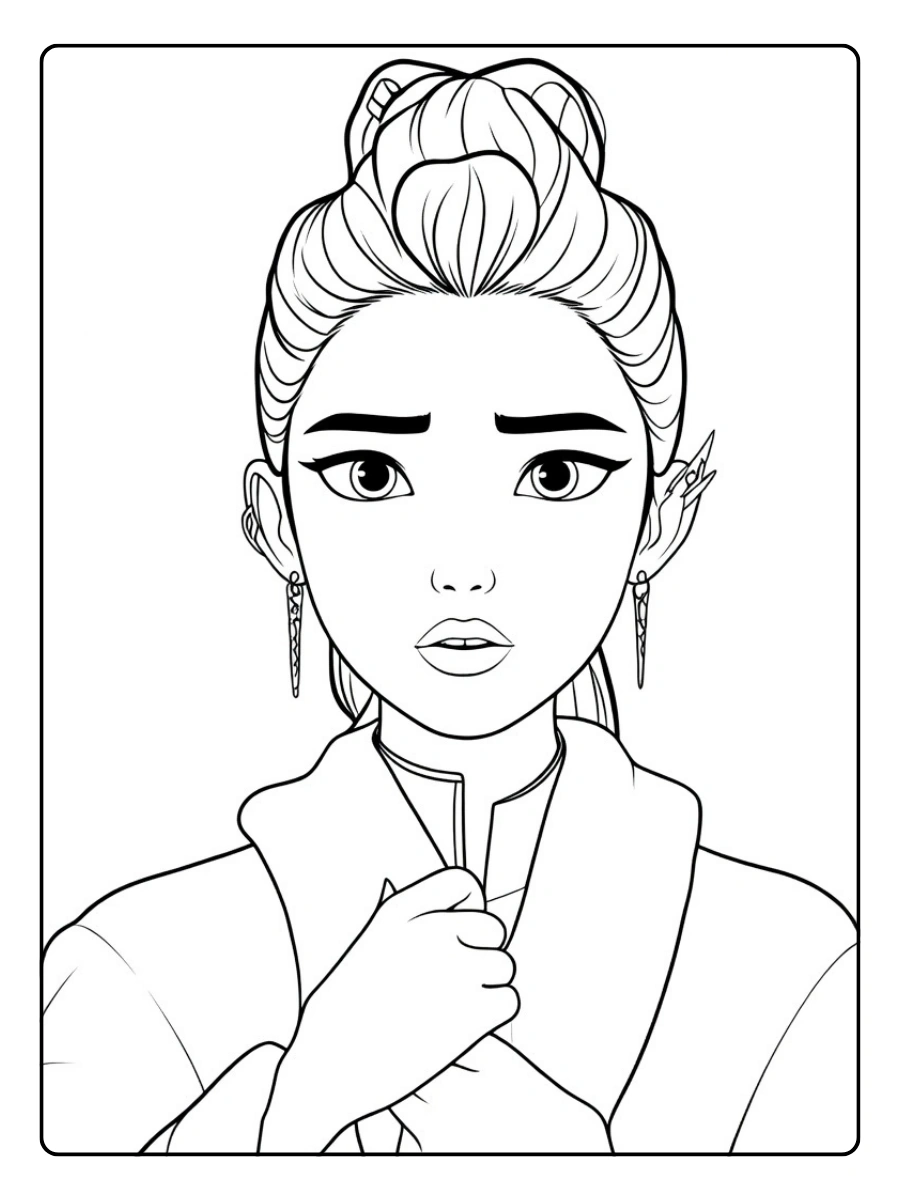 Disegni Rumi da Colorare (KPop Demon Hunters) (12)