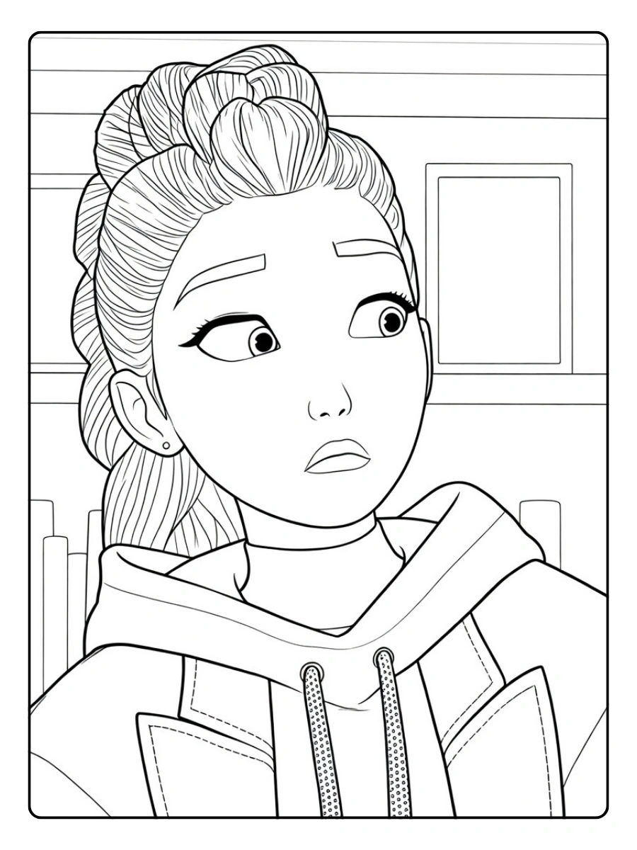 Disegni Rumi da Colorare (KPop Demon Hunters) (7)