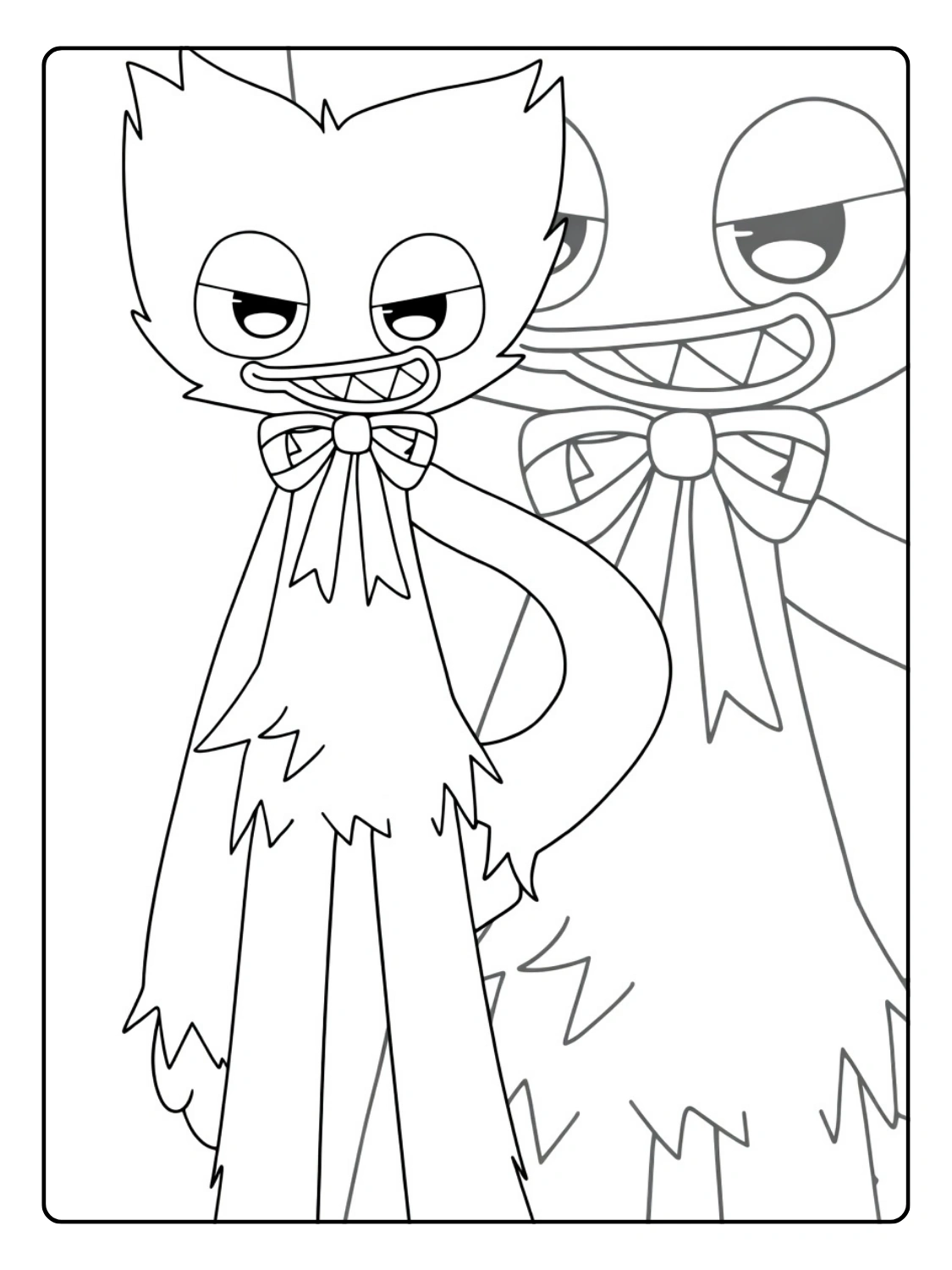 Huggy Wuggy da Colorare (13)