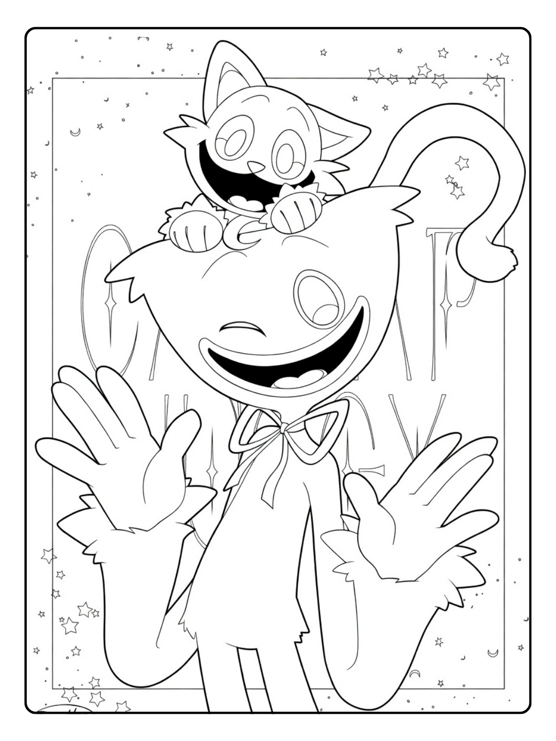 Huggy Wuggy da Colorare (15)