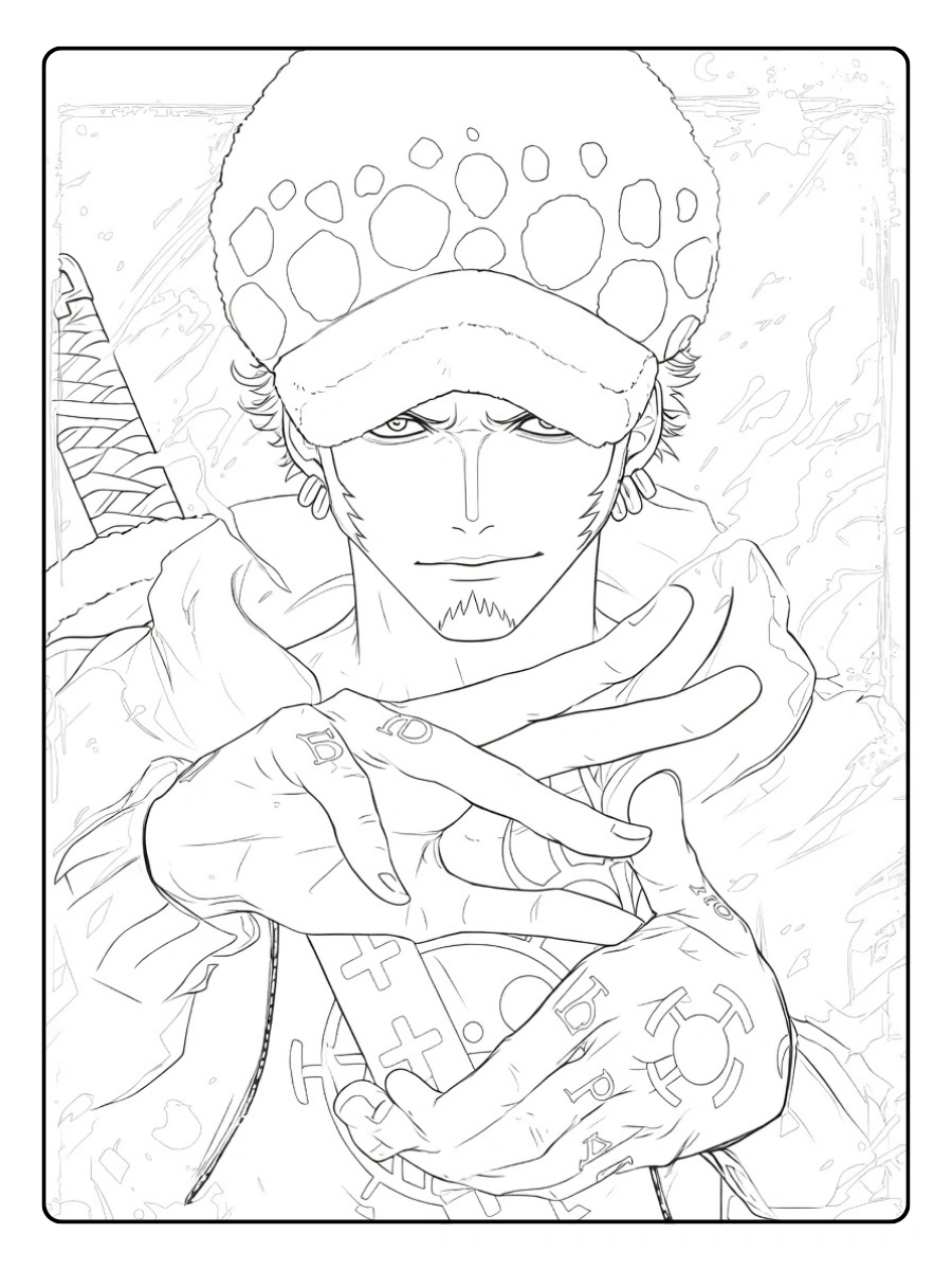 One Piece da Colorare law