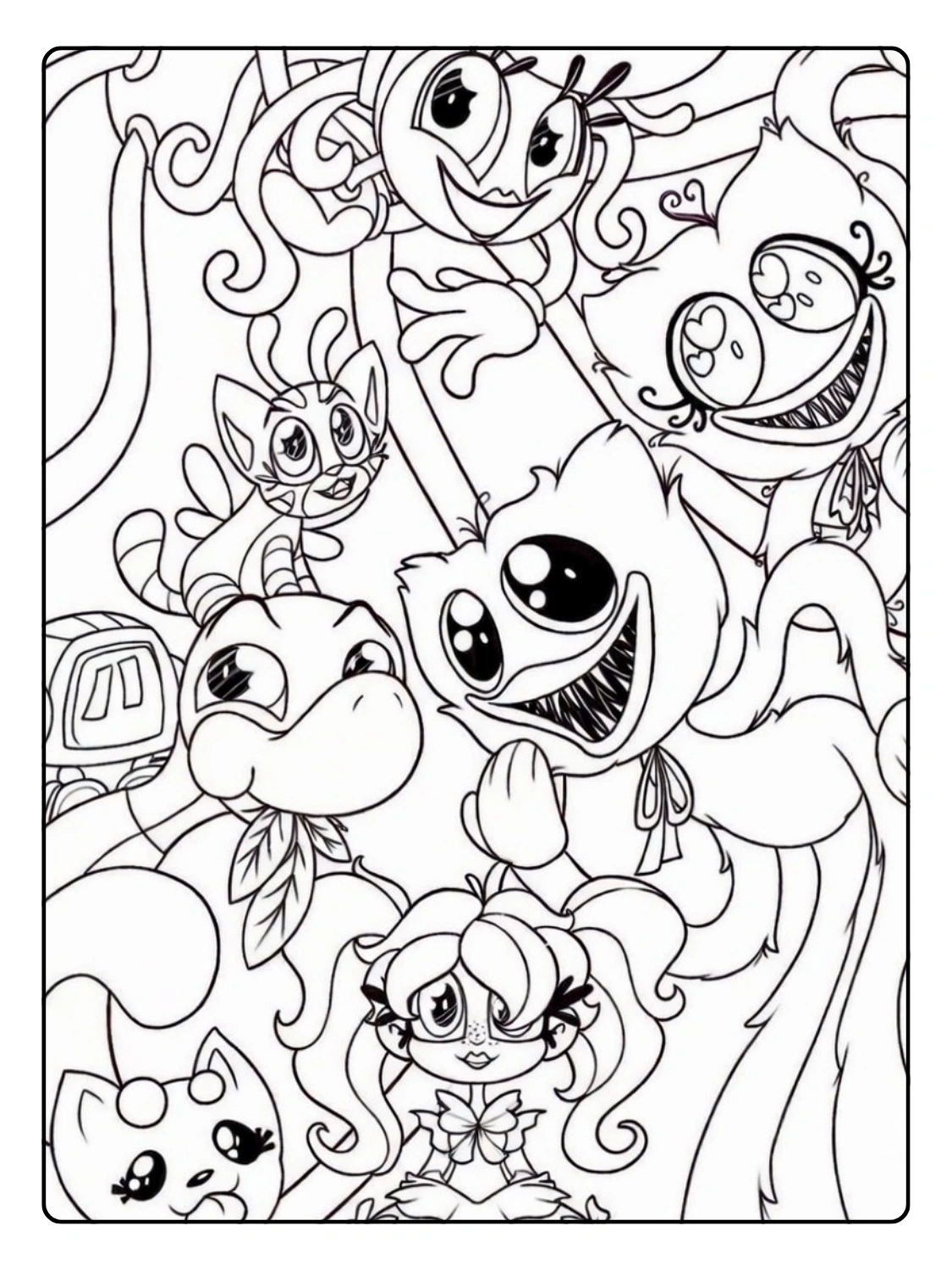 Poppy Playtime da Colorare (11)