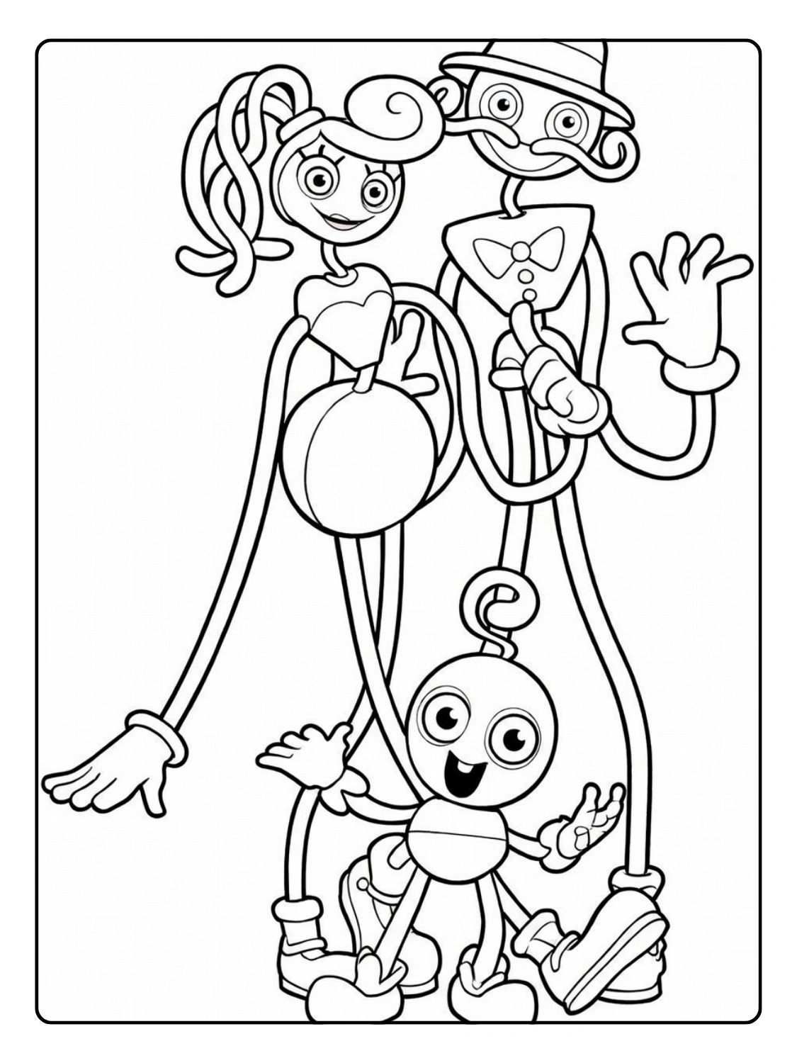 Poppy Playtime da Colorare (15)