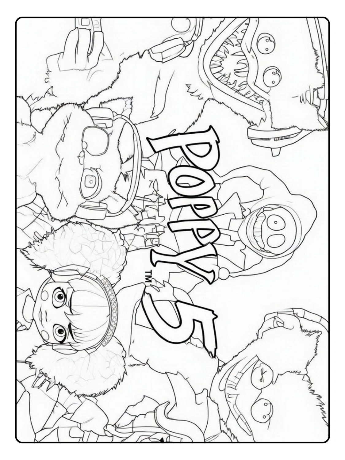 Poppy Playtime da Colorare (17)