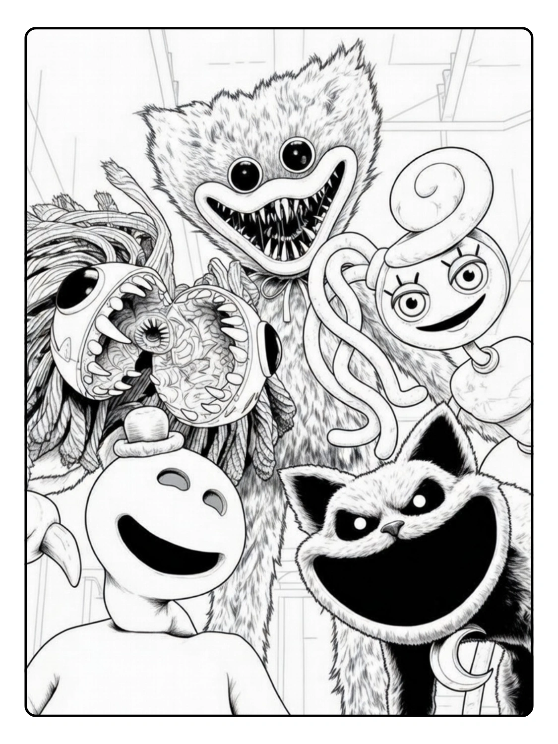 Poppy Playtime da Colorare (2)