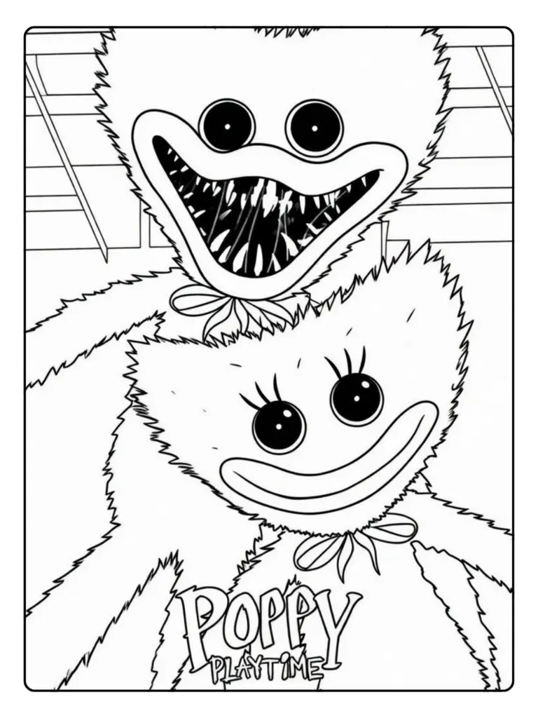 Poppy Playtime da Colorare (4)