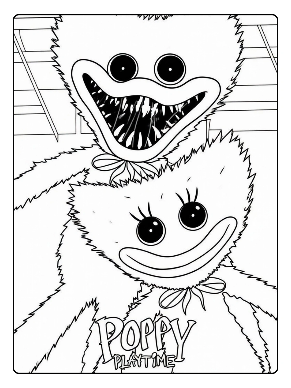 Poppy Playtime da Colorare (4)