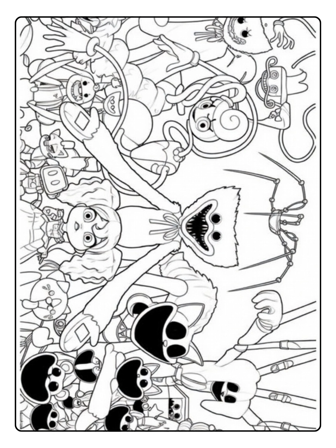 Poppy Playtime da Colorare (6)