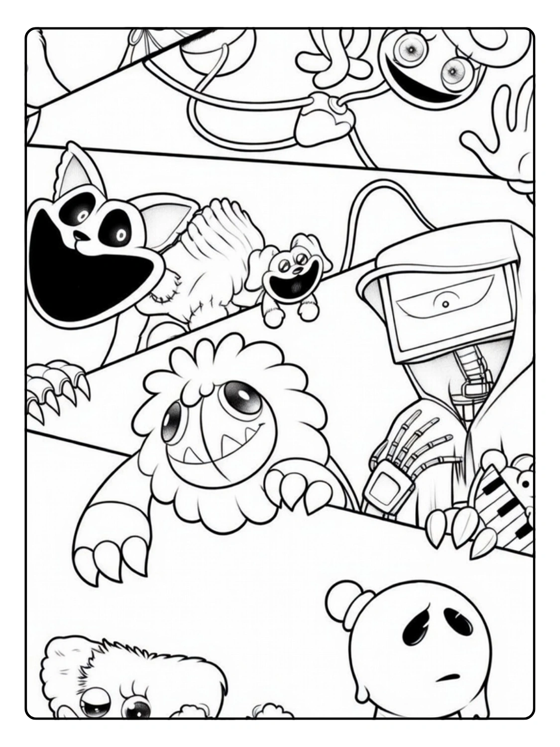 Poppy Playtime da Colorare (7)